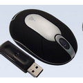 Mini Wireless Optical Mouse w/Stash Away Receiver